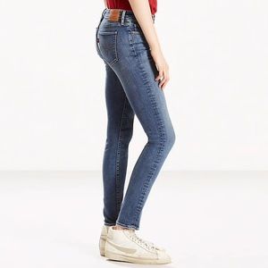 levi's 711 skinny antiqued
